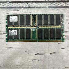 SAMSUNG 2GB (2x1GB) DDR PC3200U-30331-A1 1GB PC3200 CL3 Used picture