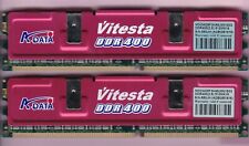 1GB 2x512MB PC-3200 ADATA VITESTA MDOAD5F3H48J0N1E02 DDR-400 CL2.5 RAM KIT DDR1 picture