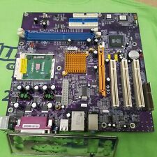 ECS 741GX-M REV: 1.0A SOCKET 462 MOTHERBOARD WITH SEMPRON 2200+ & Backplate picture
