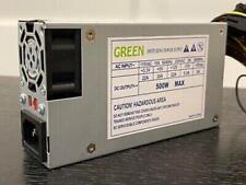 Brand New Green 500w-MAX FLEX ATX Power Supply with 20+4pin, SATA, PCI-E picture