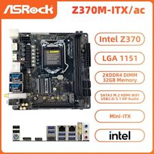 ASRock Z370M-ITX/ac Motherboard Mini-ITX Intel Z370 LGA1151 DDR4 SATA3 HDMI WIFI picture
