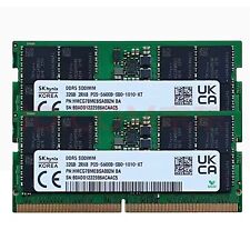 New Hynix 64GB 2X32GB DDR5 5600MHz PC5-44800 SODIMM Memory Ram HMCG88AGBSA092N picture