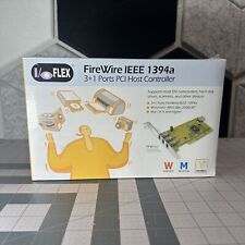 IO Flex FireWire IEEE 1394a Adapter 3+1 Ports PCI Host Controller - SEALED VTG picture