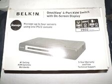  Belkin F1DA104T Omniview 4-Port KVM Switch w/ On-Screen Display picture