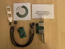 mini pci-express dual gigabit ethernet controller card picture