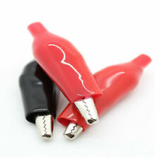 5 pairs Red Black Soft Plastic Coated Testing Probe Aligator Clips Crocodile picture