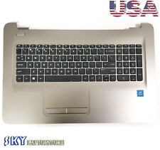 Genuine HP 17-X 17-Y 17-AC Palmrest Keyboard & Touchpad 856699-001 US picture
