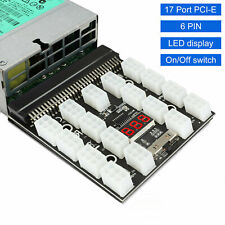 PCI-E 17x6Pin Server Power Supply Breakout Board Adapter 1200W for HP GPU Mining picture