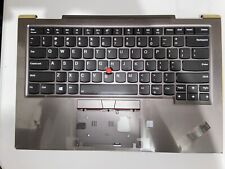 OEM NEW 5M10V24845 Lenovo ThinkPad X1 Yoga 4th Gen Grey Palmrest w/ Keyboard picture