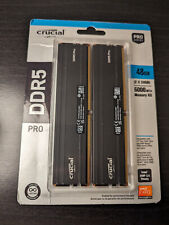 Crucial Pro RAM 48GB Kit (2x24GB) DDR5 6000MHz Desktop Memory FREE PRIORITY SHIP picture