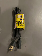 VINTAGE COLUMBIA 6FT SONY POWER CHEATER CORD NEW NEW OLD STOCK 7A-125V RARE  picture