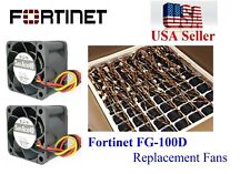 Lot 2x replacement 4 wire Fans for Fortinet FG-100D FortiGate-100D Firewall Fans picture