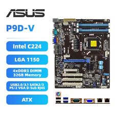 ASUS P9D-V Motherboard ATX Intel C224 LGA1150 DDR3 32GB SATA2/3 VGA PS/2 D-Sub picture