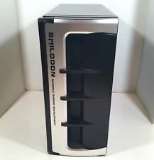 RaidMax Smilodon Gaming Silver Black Mid Tower PC Case With Dirk Tooth  picture