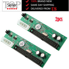 2pcs PATA IDE To SATA Hard Drive Converter Adapter For 3.5/2.5 HDD SSD DVD picture