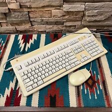 Vintage Apple Macintosh Extended Keyboard II AEK M3501 + ADB Mouse M2706 TESTED picture