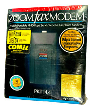 Vintage Zoom Fax Modem PKT 14.4 Model Pocket Portable - NEW SEALED picture