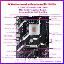 Gaming PC Motherboard with Embed 11th Core CPU i7-11800H SRKT3 2.3GHz 8C/16T/24M picture