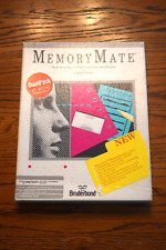 Memory Mate Broderbund 1987 Vintage Software in Original Packaging Floppy Disc picture