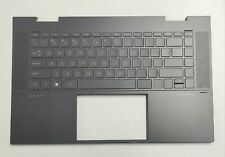 New HP ENVY X360 15M-ES 15-EU 15M-EU Palmrest+Backlit US Keyboard M45489-001 picture