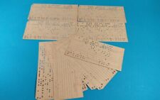  USSR Soviet Computer Mainframe Punch Card Perforated 1970s 10 pcs 4 picture