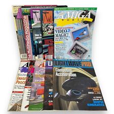 8 x Vintage 1990s Commodore Amiga Computer Magazines picture