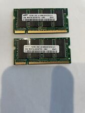 Lot Of 2 - PC2700S-25331-A0 Samsung 256MB PC2700 DDR-333MHz Laptop Memory RAM picture
