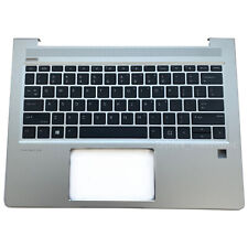 For HP Probook 430 G6 Palmrest Case w/ Non-Backlit US Keyboard Silver L44548-001 picture