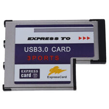 USB 3.0 54mm 3 Port Express Card Adapter Expresscard for Laptop picture
