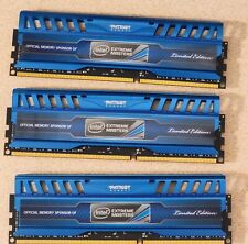 Lot of 3 Patriot Memory 32GB Ram DDR3 Intel Blue Limited Edition Sticks picture