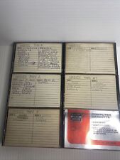Lot of 5 Radio Shack Tandy TRS-80 Computer Cassette C-10 + C-20 Data Tape - Used picture