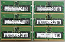Lot of 6 Samsung 8GB 1RX16 PC5-4800B M425R1GB4BB0-CQK0L Laptop/Notebook Open Box picture