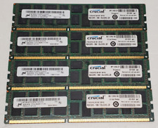 Crucial 32GB (4x8GB) DDR3 1066MHz 4Rx8 PC3L-8500R ECC Server Ram CT8G3ERSLQ81067 picture