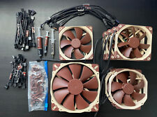 NOCTUA PWM FANS - LOT OF 8 (NF-A20, NF-A15, NF-A14, NF-S12A) +HW+ THERMAL PASTE picture