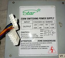 Vintage PC Power Supply ATX STAR 230W Switching Type picture