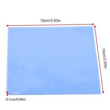 Thermal Conductive Silicone 100x100mm x 1mm For GPU CPU HeatSink Cooling Pad  picture