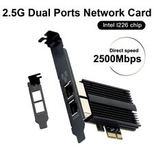 2.5Gbps PCI-E Gigabit Network Adapter Intel I226 Ethernet Card Dual RJ45 Port picture