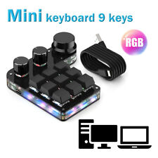 Bluetooth RGB Keyboard Volume Button Knob Programming Mechanical Keyboard 9 Key picture