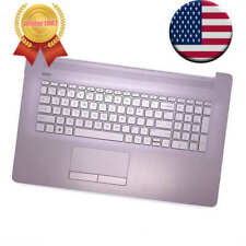 US For HP 17-BY 17-CA Palmrest US Keyboard w/ Backlit & Touchpad Pink L28089-001 picture