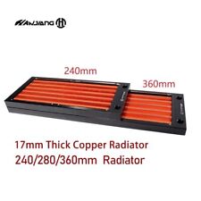 HJ 17mm Super Thin Copper 240/360mm Radiator for PC Water Cooling/ G1/4 
