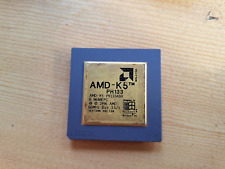 AMD K5 PR133 AMD-K5-PR133ABR vintage CPU GOLD #1 picture