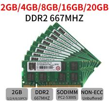 Transcend 16GB 8GB 4GB 2G DDR2 667Mhz PC2-5300 Laptop Memory Notebook RAM Lot BT picture
