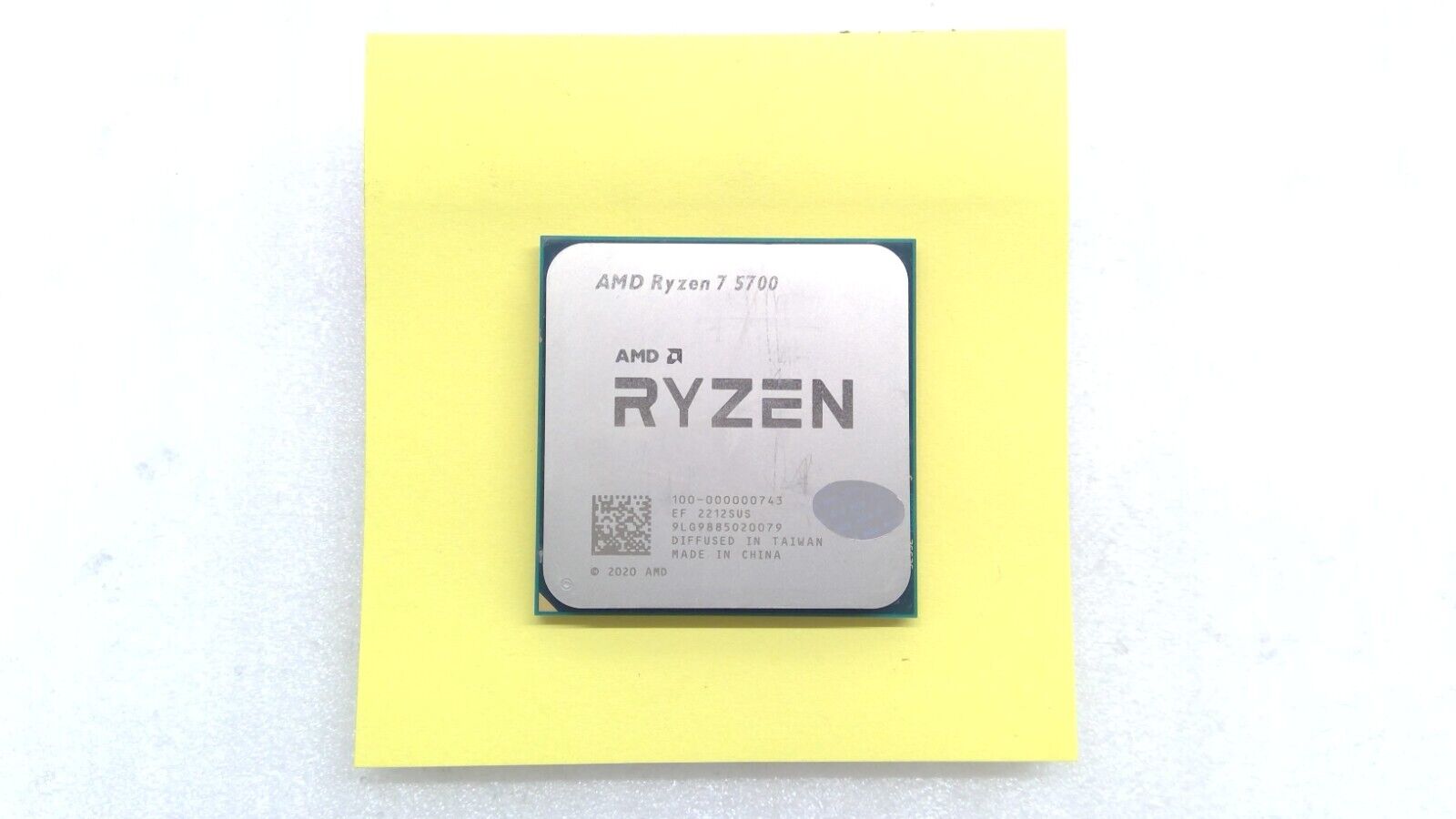 AMD Ryzen 7 5700 CPU Processor (3.7GHz, 8 Cores, Socket AM4)