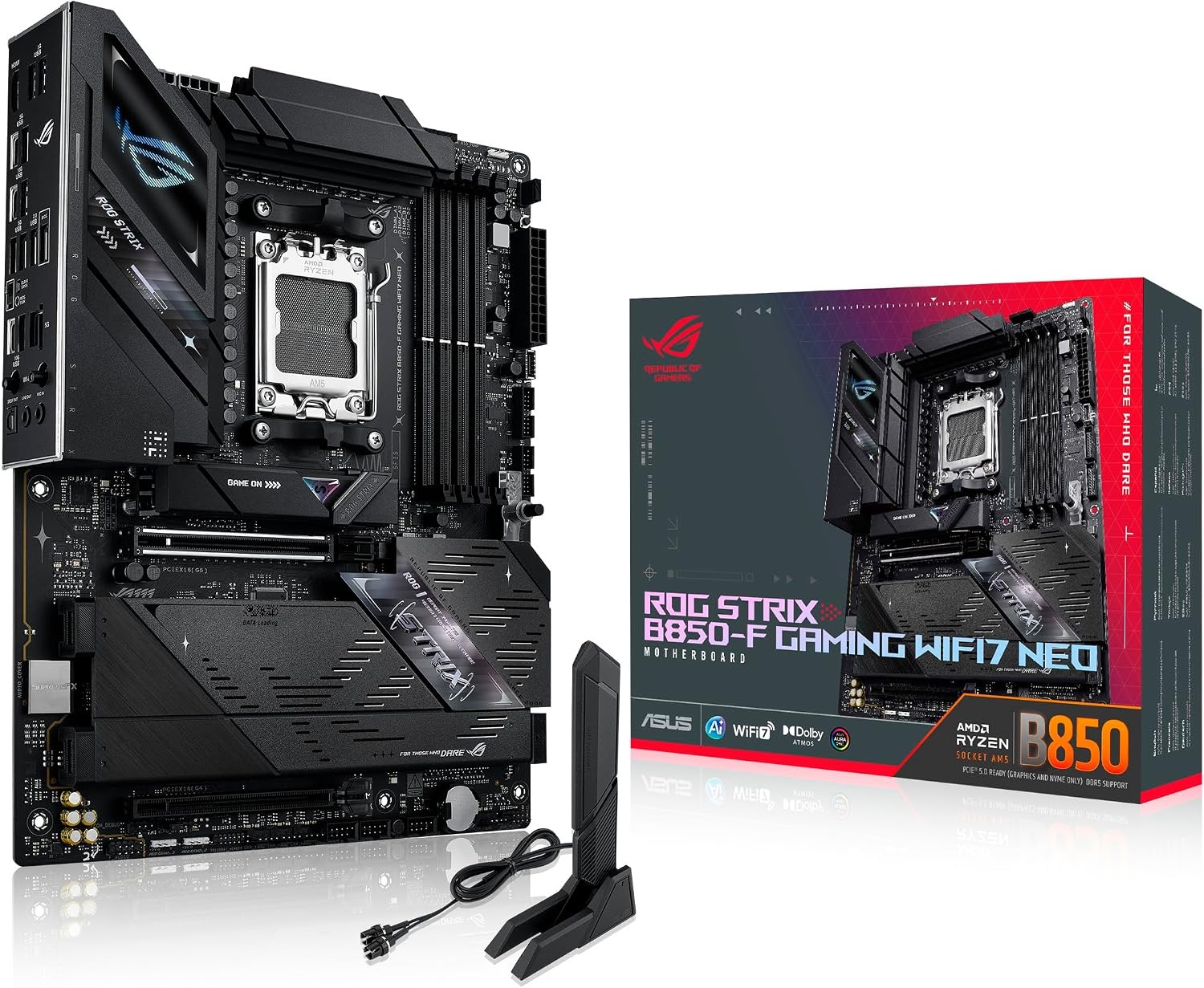 ASUS ROG Strix B850-F Gaming WiFi7 NEO AM5 DDR5 ATX Motherboard PCIe 5.0 ASUS ROG Strix B850-F Gaming WiFi7 NEO AM5 DDR5 ATX Motherboard PCIe 5.0