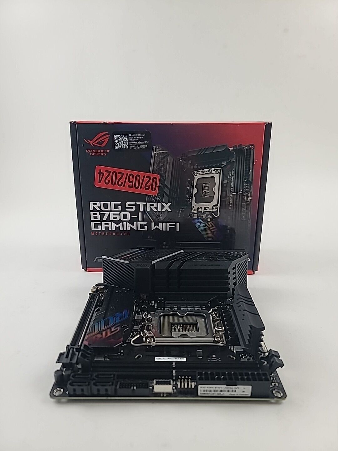 ASUS ROG STRIX B760-I GAMING WIFI LGA 1700 Intel Motherboard