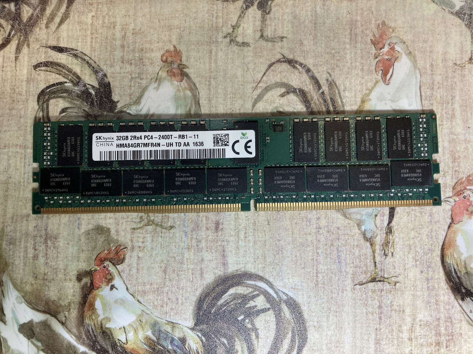 Hynix Hma84gr7mfr4n-uh 32gb Ddr4-2400 ECC Reg DIMM Server Memory  LOT OF 10