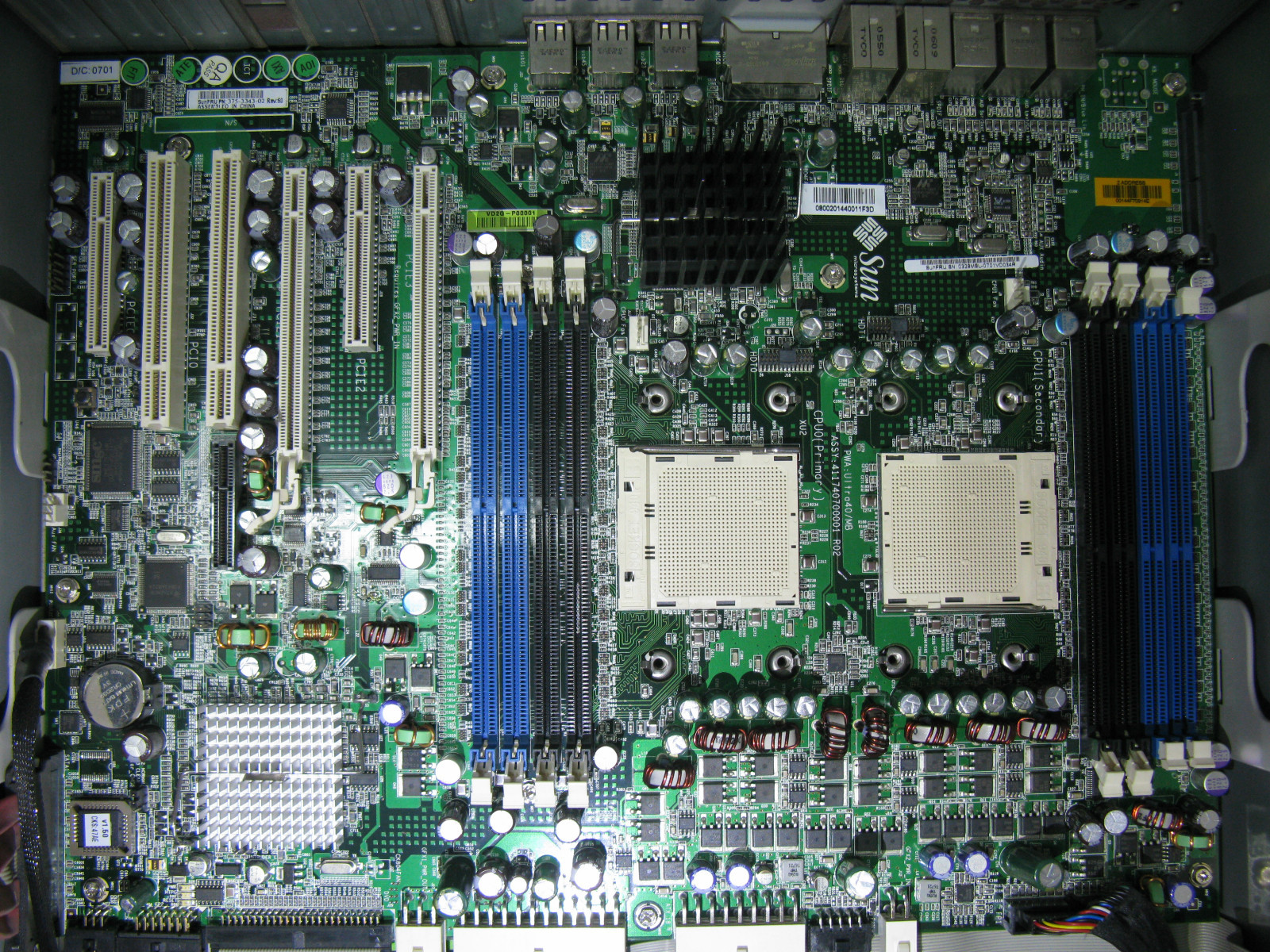Sun Ultra 40 Motherboard P/N 375-3343 Used Sun Ultra 40 Motherboard P/N 375-3343 Used