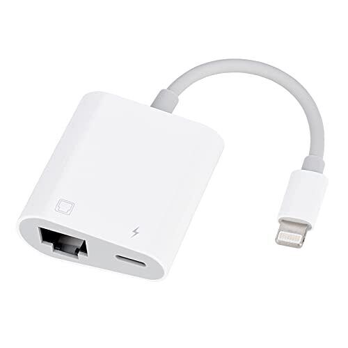 RJ45 Ethernet Adapter for lPhone[Compatible with Apple MFi Certified],10/100M...
