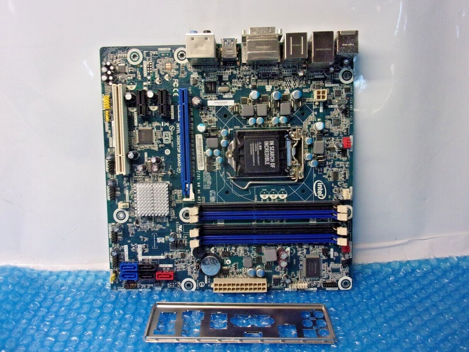 Intel DH67BL LGA 1155 Micro ATX DDR3 Motherboard with I/O Shield