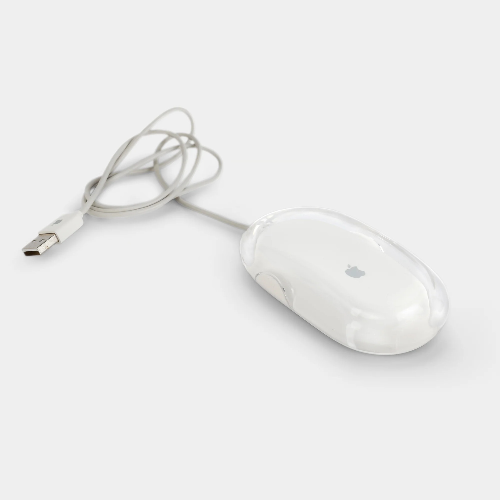 Vintage Apple Pro Mouse M5769 Wired Optical USB White/Clear Vintage Apple Pro Mouse M5769 Wired Optical USB White/Clear